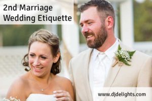 second marriage wedding etiquette